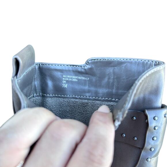 CHARLES BY CHARLES DAVID TUPPER MOTORCYCLE BOOT, Women Size 5 Bikercore - Picture 6 of 9